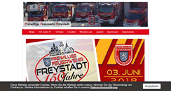 Desktop Screenshot of feuerwehr.freystadt.de