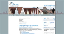 Desktop Screenshot of buergerservice.freystadt.de